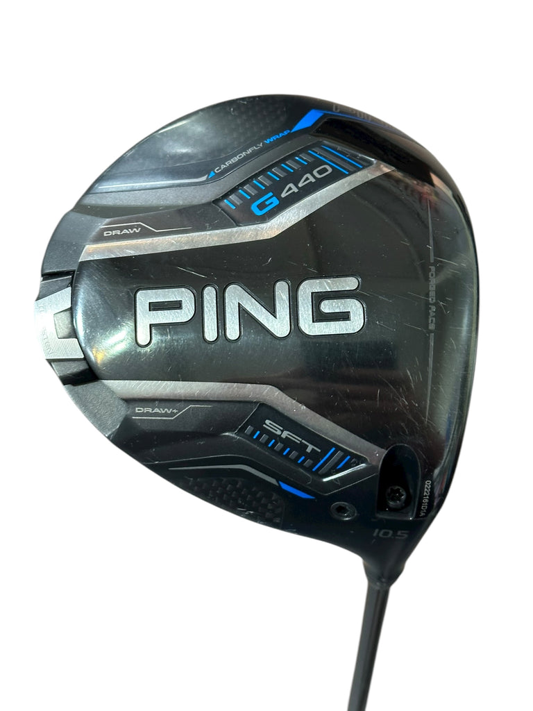 Ping G440 SFT 10.5° Driver Hzrdus Smoke 5.5 R Flex Shaft GP Tour Velvet +4 Grip