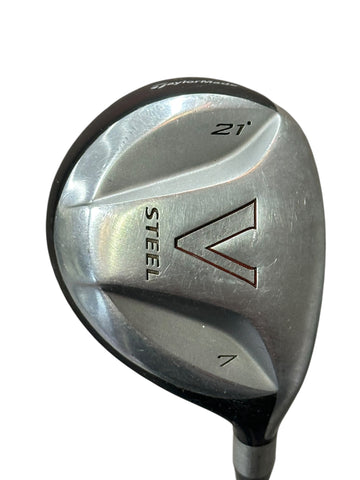 TaylorMade V Steel 21° 7 Wood Vista Pro 70g R Flex Shaft Tour Velvet Grip