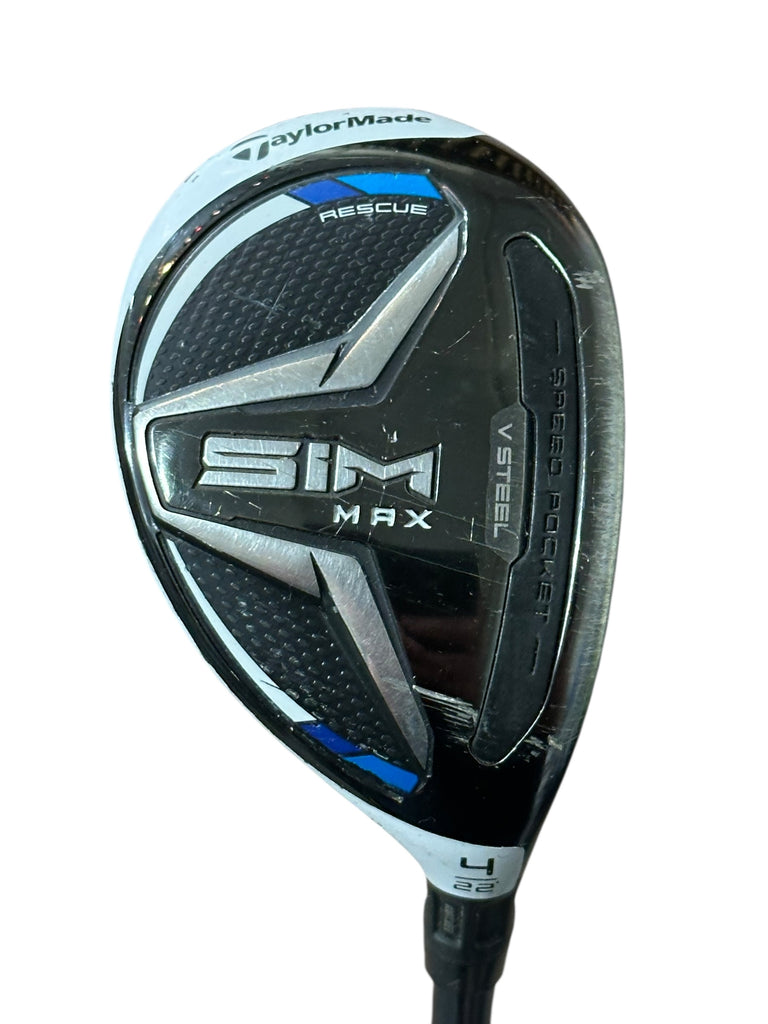 TaylorMade Sim Max Rescue 22° 4 Hybrid Ventus 6 R Flex Shaft GP MCC +4 Grip