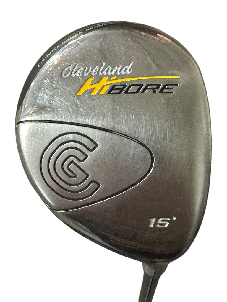 Cleveland Hi-Bore 15° 3 Wood Cleveland Gold S Flex Shaft Golf Pride CPX Grip