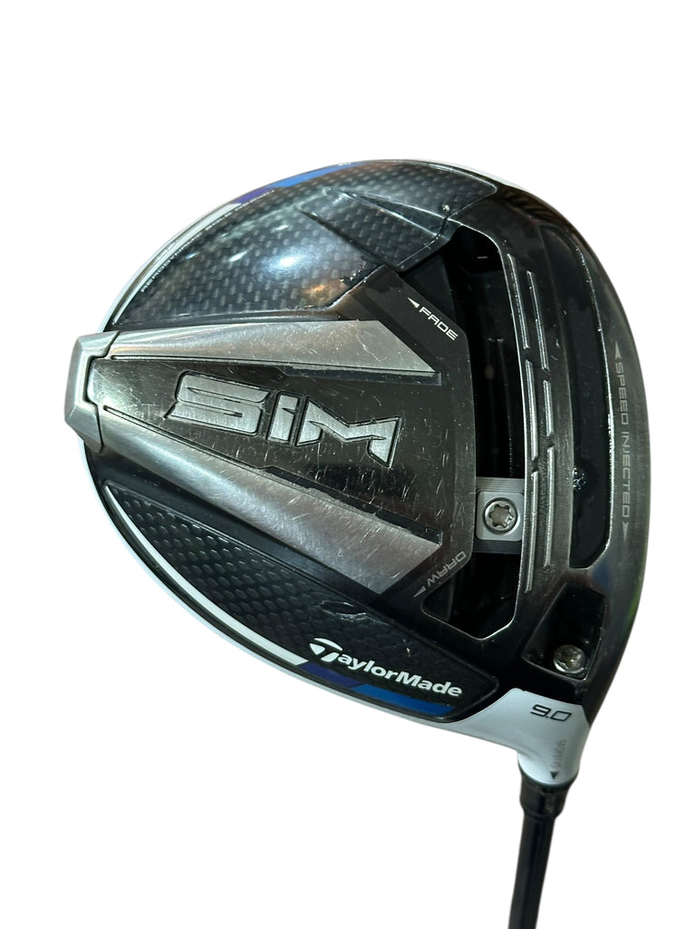 TaylorMade Sim 9° Driver Diamana 60g Stiff Flex Shaft Golf Pride MCC Grip