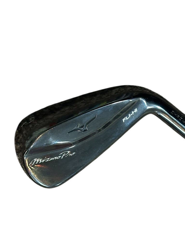 Mizuno Pro Fli-Hi Black Nickel 16.5° 2 Driving Iron Aerotech S Flex Shaft Tour Velvet Grip