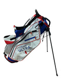 Michelob Ultra Stand Bag 4-Way Divider 5 Pockets Harness Handle