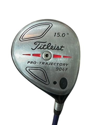 Titleist 904F 15° 3 Wood Graphite Design YS6 FW+ S Flex Shaft Crossline Grip