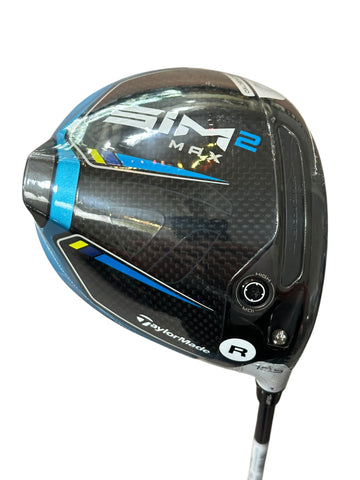 TaylorMade Sim 2 Max 10.5° Driver w/HC Ventus 5 R Flex Shaft Crossline Grip