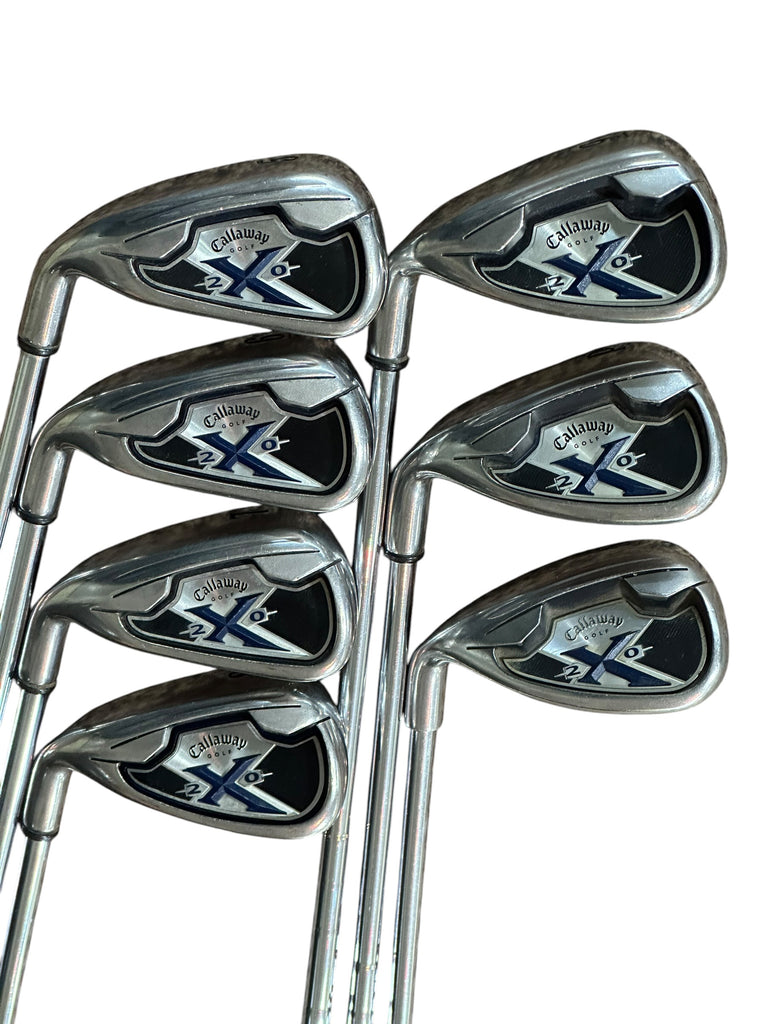 Callaway LH X20 Iron Set 5-SW +1/2" X20 Uniflex Steel Shafts CP2 Wrap Grips