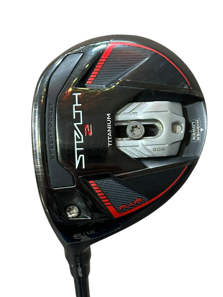 TaylorMade LH Stealth 2 18° 5 Wood Kai' Li 65g R Flex Shaft Golf Pride Z Grip