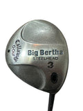 Callaway Big Bertha Steelhead 15° 3 Wood Ladies Gems 99 Ladies Flex Shaft
