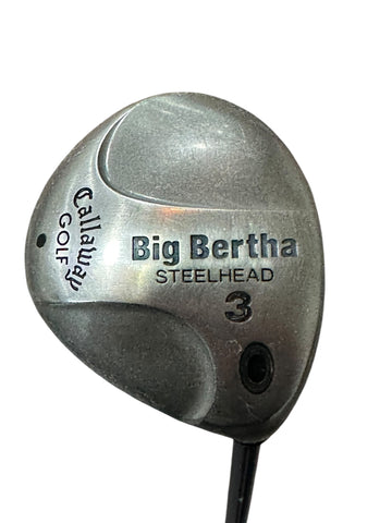 Callaway Big Bertha Steelhead 15° 3 Wood Ladies Gems 99 Ladies Flex Shaft