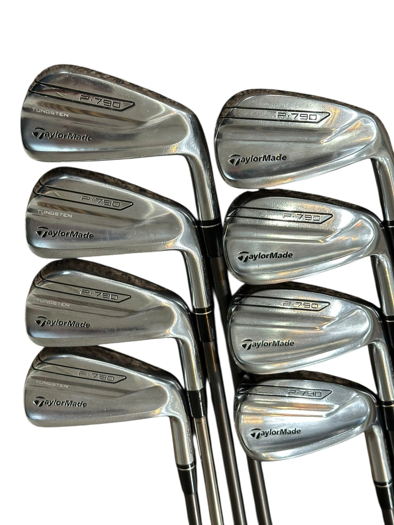 TaylorMade P790 Iron Set 4-AW Recoil F3 R Flex Shafts GP CP2 Wrap Grips