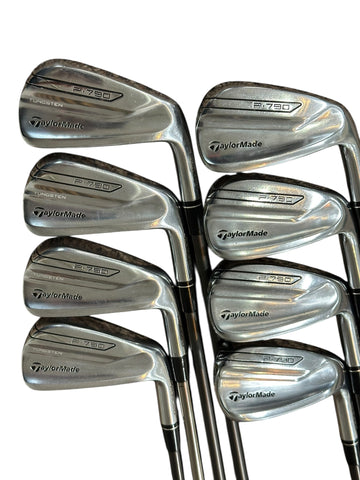 TaylorMade P790 Iron Set 4-AW Recoil F3 R Flex Shafts GP CP2 Wrap Grips