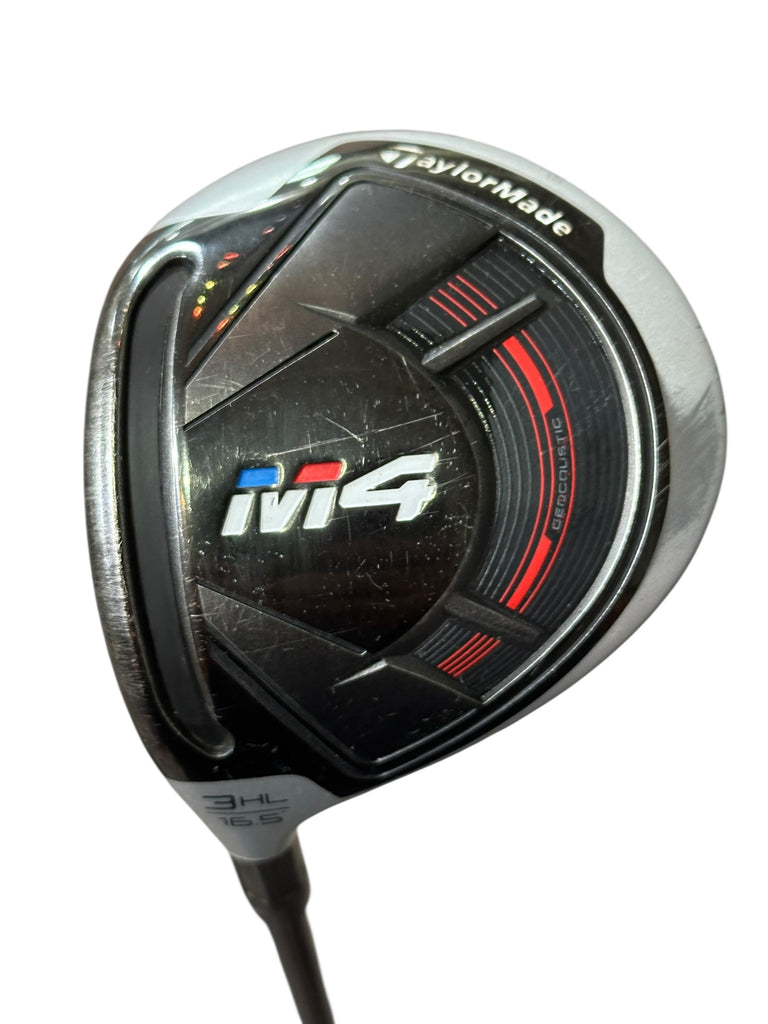 TaylorMade LH M4 16.5° 3HL Wood Atmos FW5 R Flex Shaft Golf PT Velvet Grip