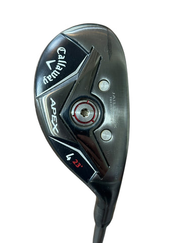 Callaway Apex 23° 4 Hybrid Catalyst 70g 6.0 S Flex Shaft GP Tour Velvet Grip