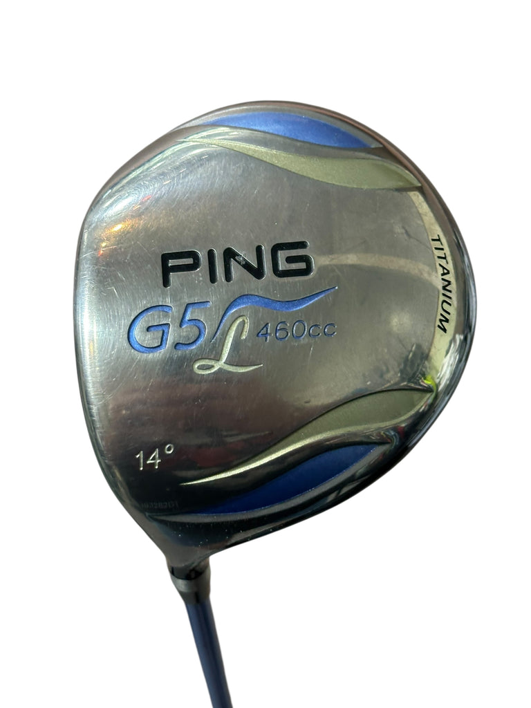 Ping G5 LH L 14° Driver ULT 50D Ladies Flex Shaft Ping Grip