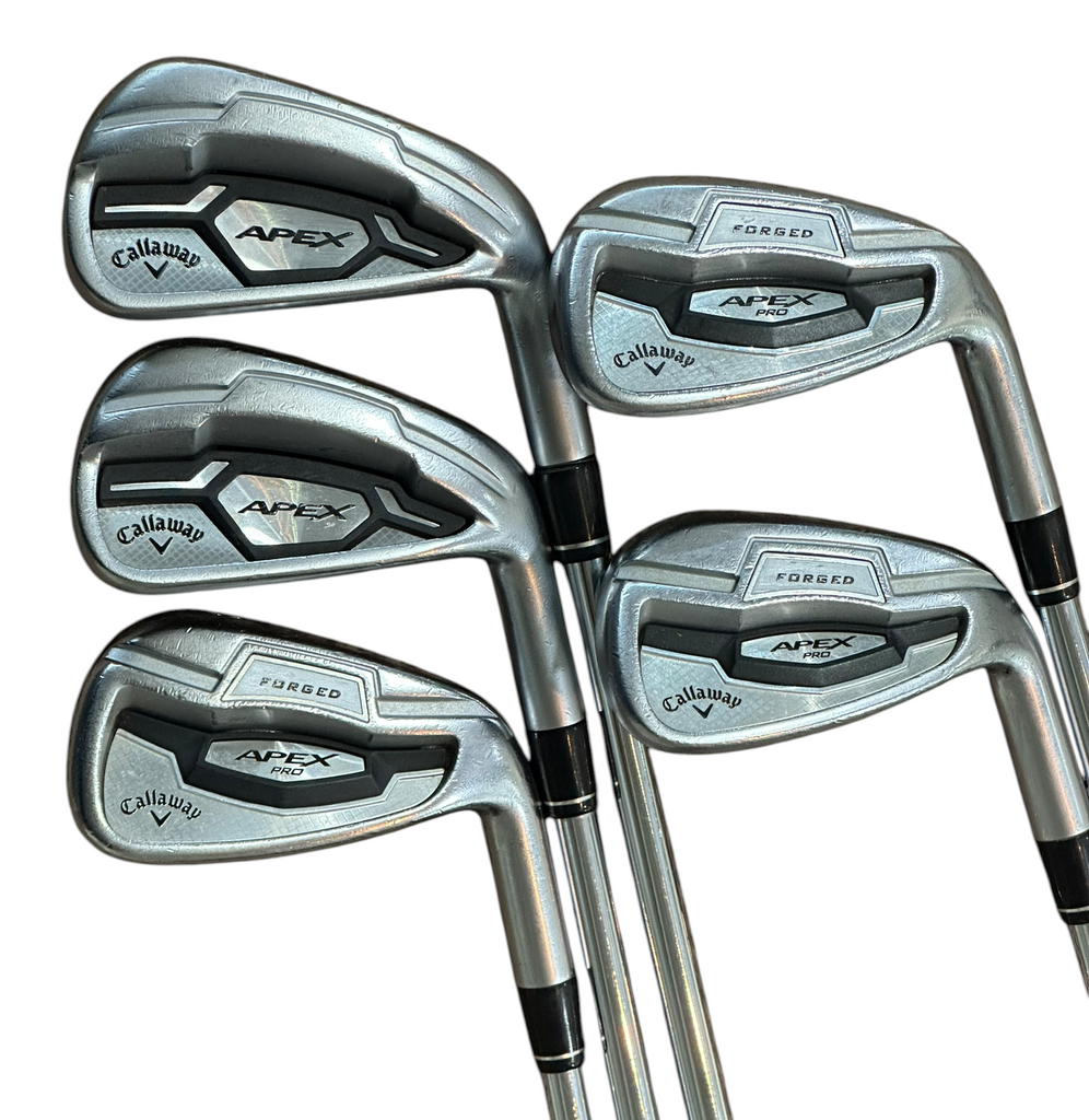 Callaway Apex Pro Forged Irons 6-PW KBS Tour V110 S Flex Shafts GP MCC Grips
