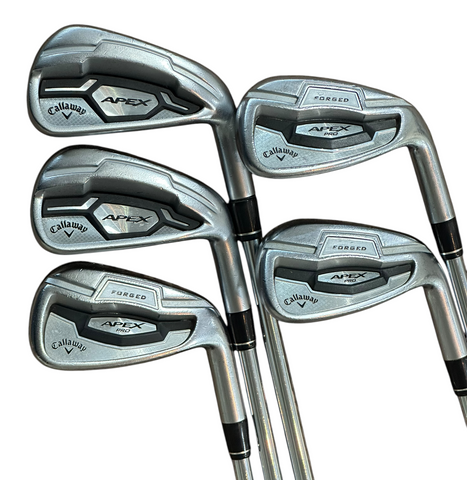 Callaway Apex Pro Forged Irons 6-PW KBS Tour V110 S Flex Shafts GP MCC Grips