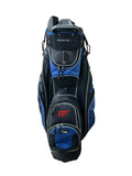 Founders Club Cart Bag 14-Way Divider 9 Pockets Strap Handle Rain Hood