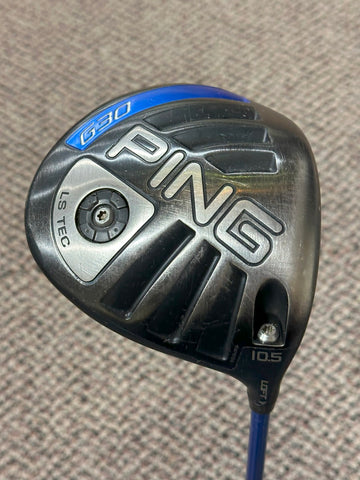 Ping G30 LS TEC 10.5° Driver TFC 419 Stiff Flex Shaft Golf Pride CPX Jumbo Grip