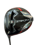 TaylorMade LH Stealth Plus 9° Driver Hzrdus 6.0 S Flex Shaft Crossline 360 Grip