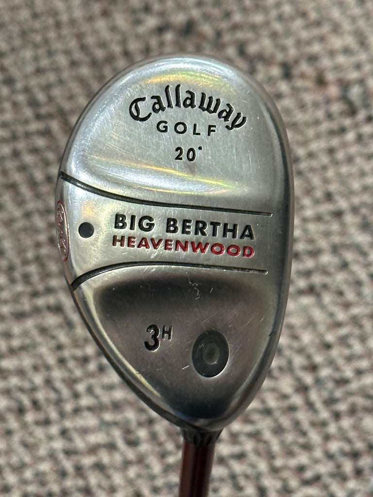 Callaway Big Bertha Heavenwood 20° 3 Hybrid RCH Stiff Flex Shaft Callaway Grip