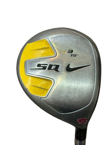 Nike SQ 15° 3 Wood Diamana Sasquatch Stiff Flex Shaft Golf Pride MCC Grip