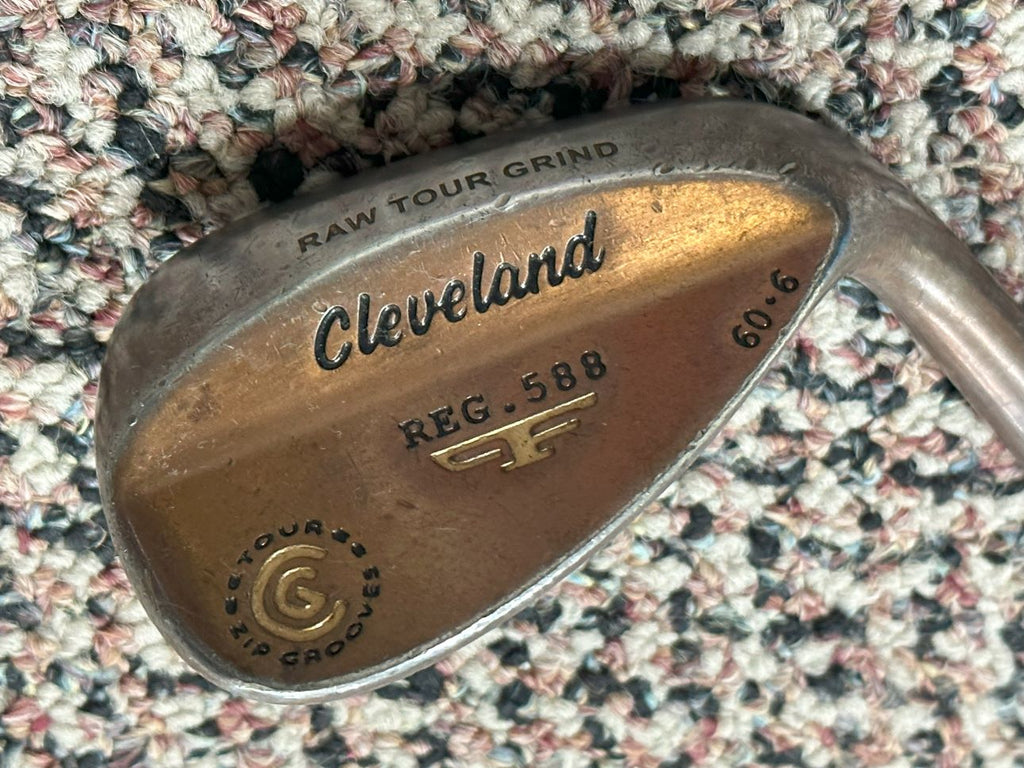 Cleveland 588 Zip Grooves Tour 60•6 Lob Wedge DG Wedge Flex Shaft GP MCC +4 Grip