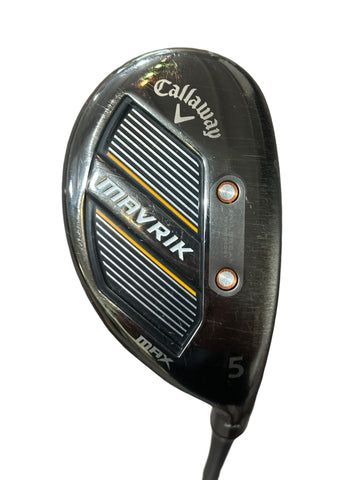 Callaway Mavrik Max 24° 5 Hybrid Catalyst 65 5.5 Regular Flex Shaft Golf Pride CP2 Wrap Grip