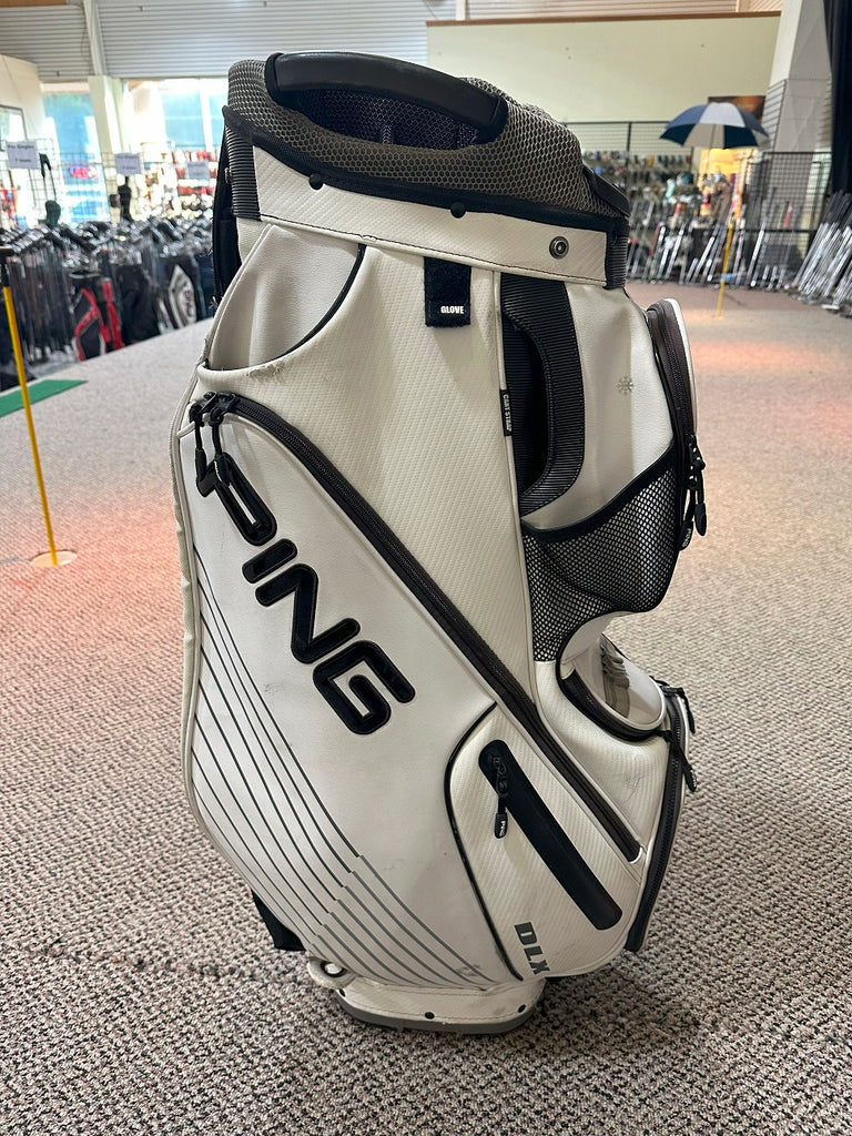 Ping Cart Bag 15-Way 7 Pockets Strap Handle White/Black