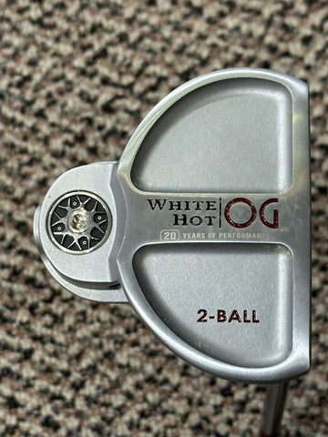 Odyssey White Hot OG 2-Ball 35" Putter w/HC Stroke Lab Shaft Odyssey Grip