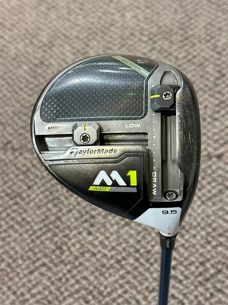 TaylorMade M1 440 9.5° Driver Riptide CB 5.0 R Flex Shaft Lamkin Crossline Grip