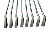 John Daly JC-2 Stainless Iron Set 3-PW JCS-2 Stiff Flex Shafts John Daly Grips