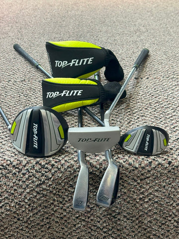 Top Flite Junior Complete Golf Club Set 38"-44" Height Jr Flex SET-041624T08