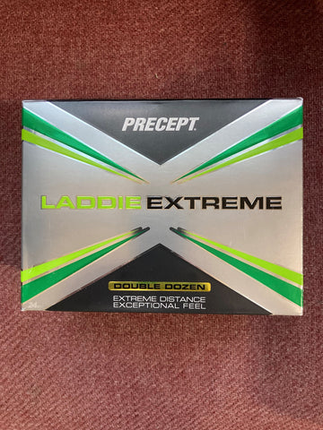 Precept Laddie Extreme Golf Balls Double Dozen White