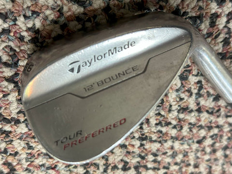 TaylorMade Tour Preferred 56•12 SW DG Wedge Flex Shaft Lamkin Crossline Grip