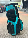 Academy E200 Stand Bag 6-Way Divider 6 Pockets Harness Carry Handle Black/Aqua