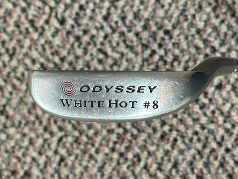 Odyssey White Hot #8 35" Putter Odyssey Shaft Golf Pride Crown Jumbo Grip