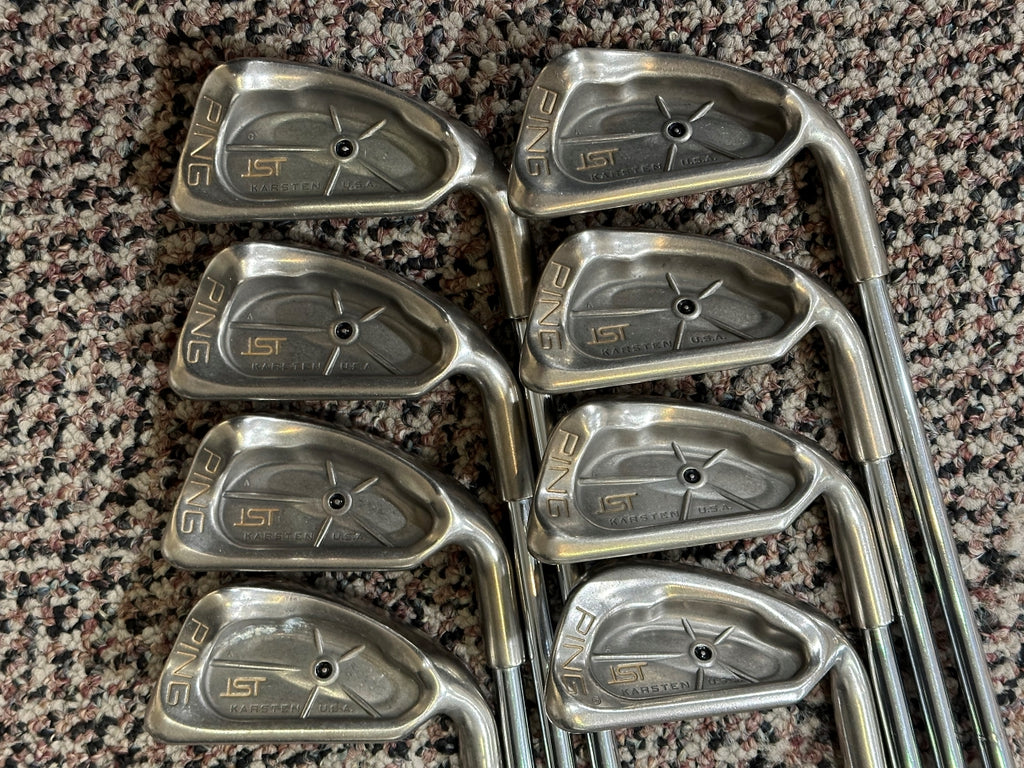 Ping ISI Nickle Iron Set 3-PW True Temper Sensicore Gold Stiff Flex GP MCC Grips