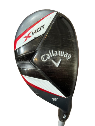 Callaway X Hot Pro 18° 2 Hybrid Project X 6.0 Stiff Flex Shaft Callaway Grip