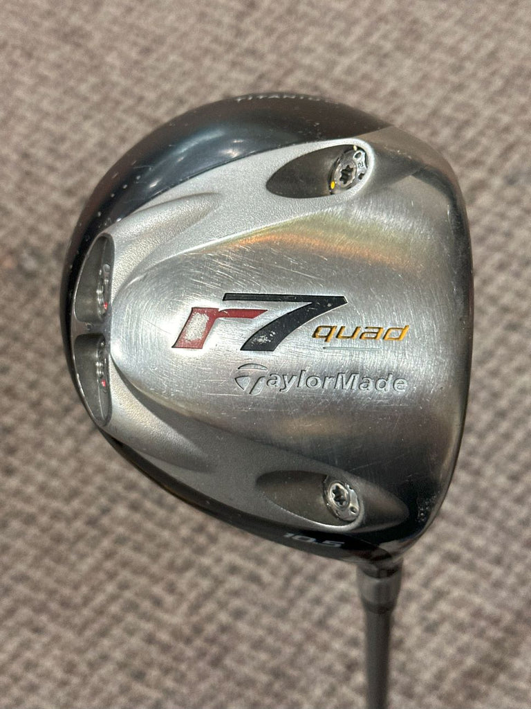 TaylorMade R7 Quad 10.5° Driver MAS 2 65g Sr Flex Shaft GP Tour Wrap Grip