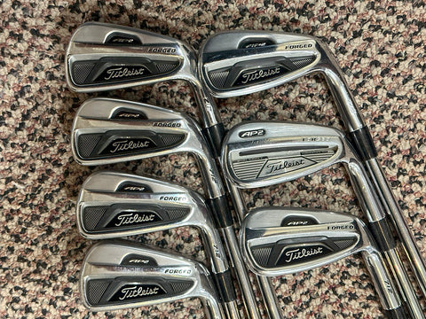 Titleist 712 AP2 Iron Set 4-PW NS Pro Modus 3 Tour 120 S Flex Shafts M580 Grips