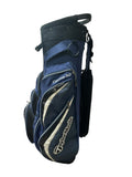 TaylorMade Catalina 3.0 Cart Bag 14-Way Divider 9 Pocket Strap Handle Blue/White