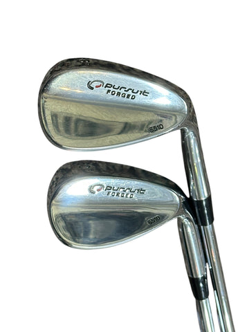 Pursuit Forged S510 Wedge Set 56°-60° Gigagolf R Flex Shafts Gigagolf Grips