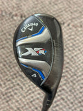Callaway XR 22° 4 Hybrid Fubuki 55g R Flex Shaft Lamkin Crossline Black Grip