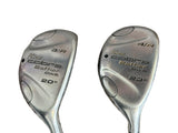 Cobra Baffler DWS 20° 3, 23° 4 Hybrid Set NV HL65 R Flex Shafts GP MCC +4 Grips
