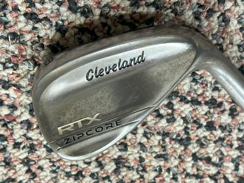 Cleveland RTX Zip Core 48•10 Mid DG Spinner Wedge Flex Shaft Tour Velvet Grip