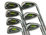 Ping Rapture Green Dot Iron Set 4-PW +1/2" Cushin Regular Flex Shafts Ping Grips