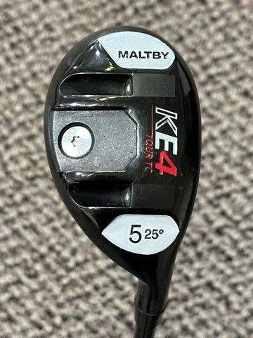 Maltby KE4 25° 5 Hybrid Graftech GT65 S Flex Shaft Golf Pride Tour Velvet Grip