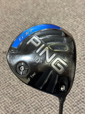 Ping G30 SF Tec 10° Driver Hzrdus 63g 5.5 R Flex Shaft Winn DriTac Grip