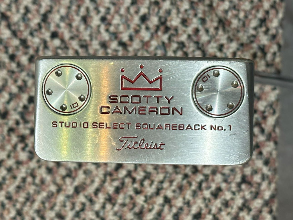 Scotty Cameron Studio Select Squareback No. 1 w/HC Putter SC Steel Shaft SC Grip