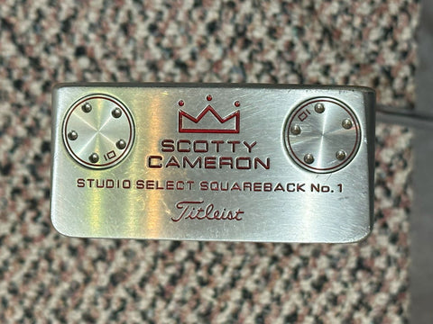 Scotty Cameron Studio Select Squareback No. 1 w/HC Putter SC Steel Shaft SC Grip